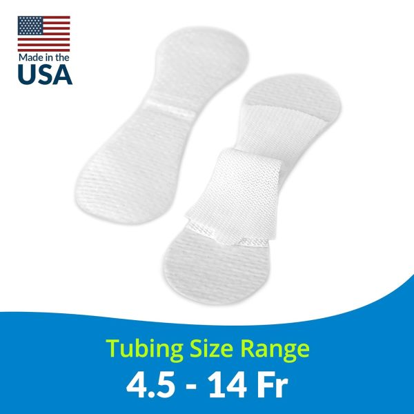 TIDI Grip-Lok Small Securement Device ― Pack of 100 ― White ― Flexible - Image 2