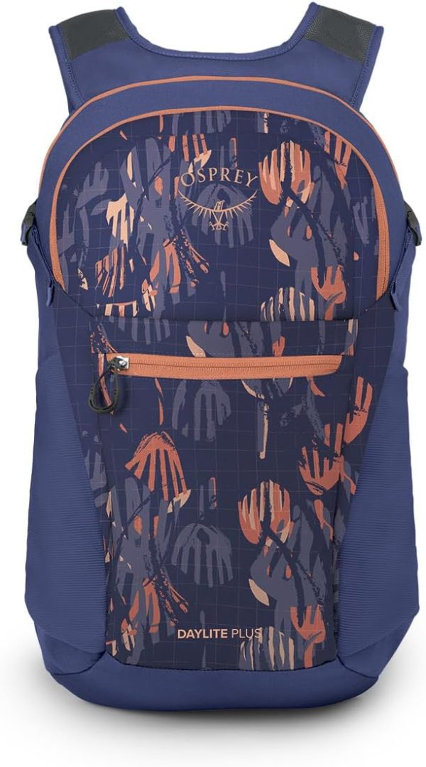 Osprey Daylite Plus Commuter Backpack, Wild Blossom Print/Alkaline - Image 2