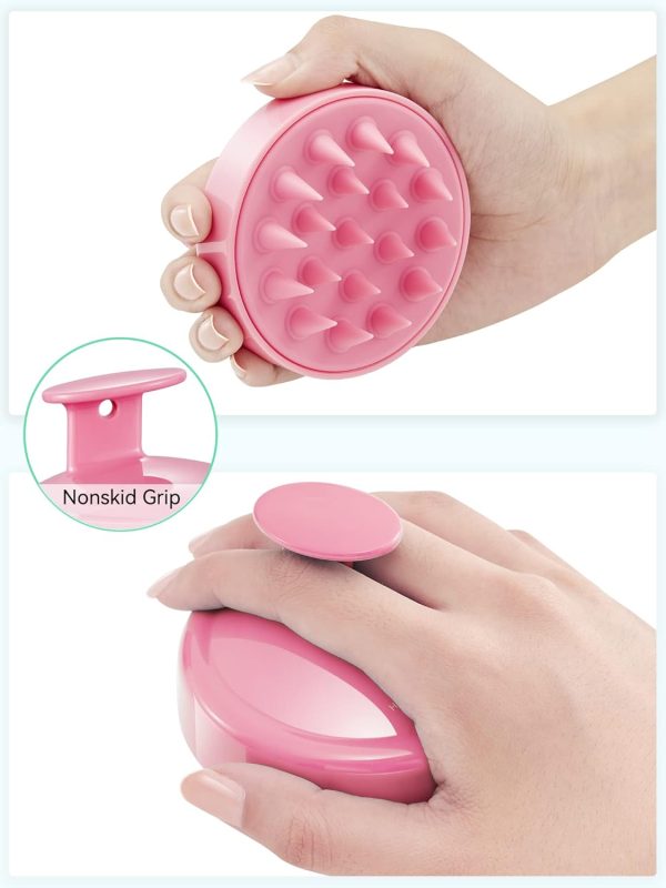HEETA Shampoo Scalp Brush Massager Hair Growth, Scalp Scrubber with Soft - Image 2