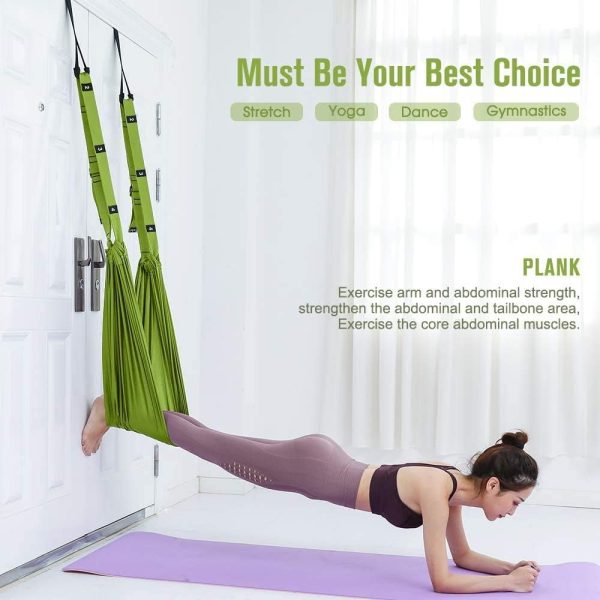 Yoga Fitness Stretching Strap, Adjustable Leg Stretcher Back Bend Assist - Image 5