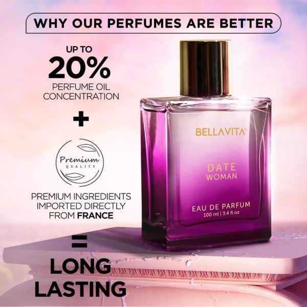 Luxury Date Woman Eau De Parfum Perfume with Pink Pepper, Jasmine & - Image 4