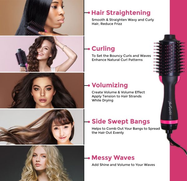 Blow Dryer Brush, 4 in 1 Styling Tools with ION Generator and Ceramic - Image 2