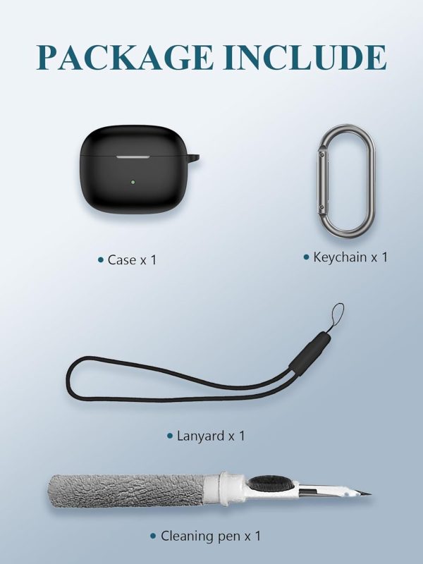 Case for Bowers & Wilkins Pi8 Wireless Earbuds in-Ear Bluetooth Earphones, - Image 2