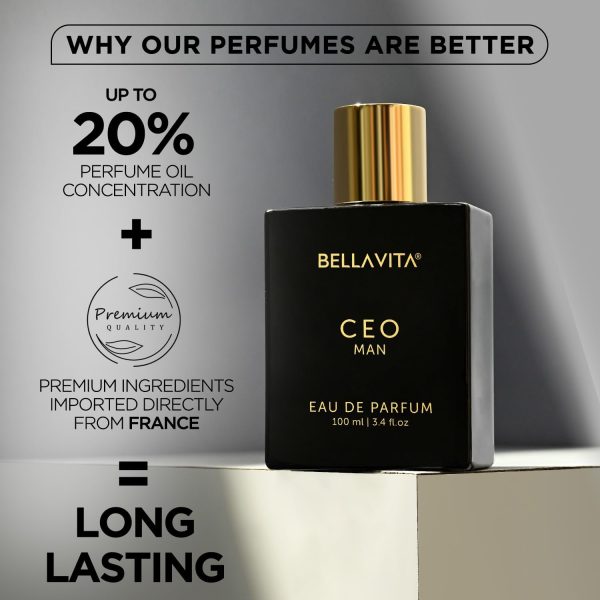 Luxury CEO Man Eau De Parfum Perfume with Lemon, Lavender, Tonka, Mandarin - Image 3