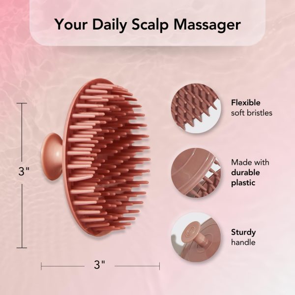 Kitsch Hair Scalp Massager - Shampoo Brush - Scalp Scrubber & Hair Massager - Image 2
