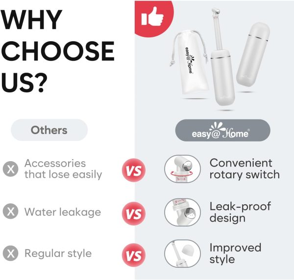 Easy@Home Portable Bidet for Travel: Handheld Sprayer Kit - Personal - Image 5