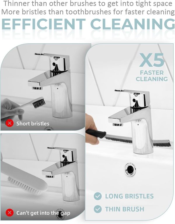 SXhyf Cleaning Brush - Hard Bristle Crevice Cleaning Brush, Multifunctional - Image 3