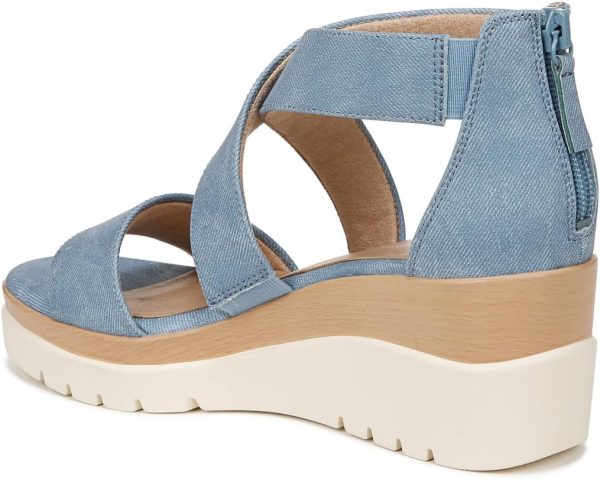 Naturalizer Soul Women's Goodtimes Crisscross Strappy Wedge Sandal - Image 3
