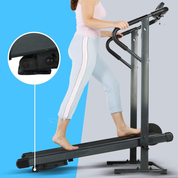IMPRESA 6 Pack Exercise Equipment Mat 4"x 4"x 0.5" Pads - Treadmill Mat for - Image 3