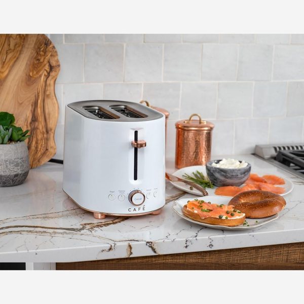 Café Express Finish 2-Slice Toaster | Extra-Wide Slots, Extra Lift for - Image 4