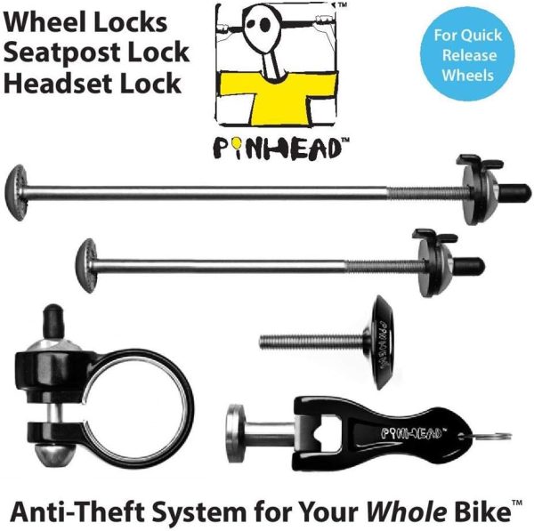 Pinhead Bicycle Locking Skewer Set, 4 Piece - Image 2