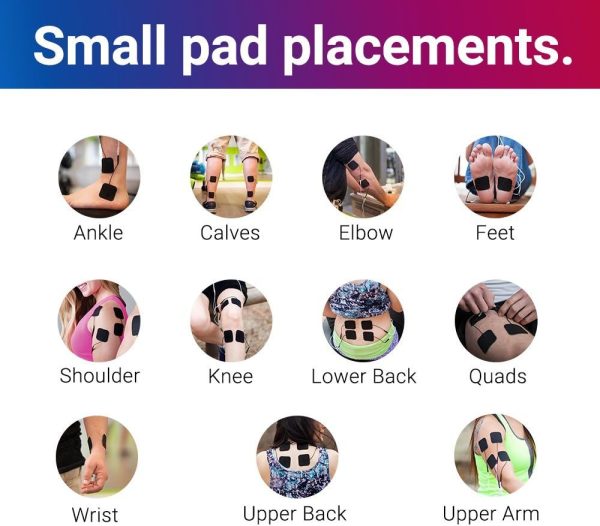 iReliev TENS Unit + EMS Muscle Stimulator Comes with 14 Therapy Modes, - Image 7