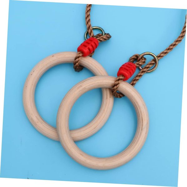 BESPORTBLE 1 Pair Indoor Fitness Ring Gymnastics Pole Climbing Frame - Image 4