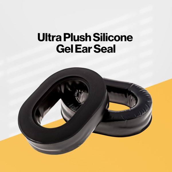 Ultra Plush Silicone Gel Ear Seals Replacement for Aviation Headset, - Image 2