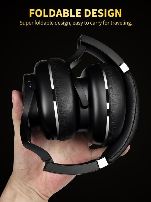 Hi-Res Audio Hybrid Active Foldable Noise Cancelling Bluetooth - Image 3