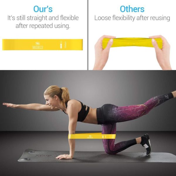 TechStone Resistance Bands Set for Men and Women, Pack of 5 Different - Image 5