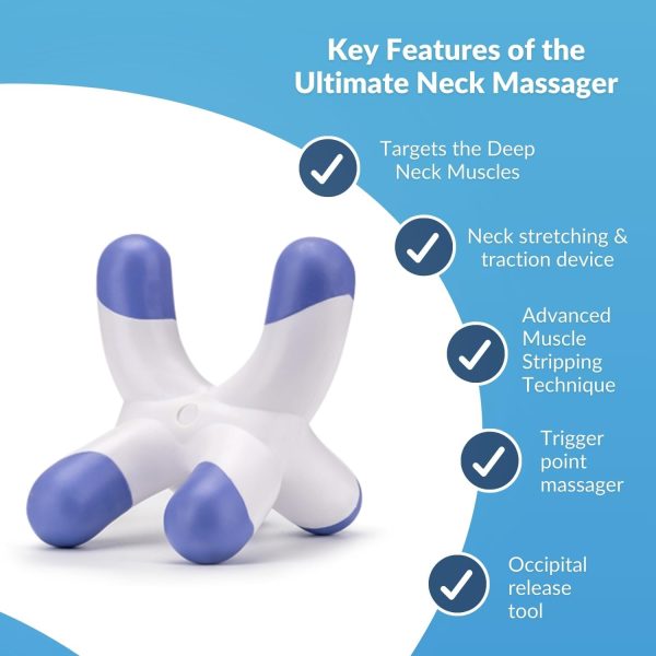 Amazing Neck Massager for Pain Relief, Pressure Point Massager, Occipital - Image 3