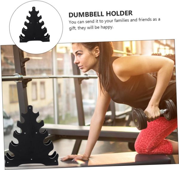 Dumbbell Rack Home Gym Equipment Racks Yoga Rack Gym Attachments for Cable - Image 2