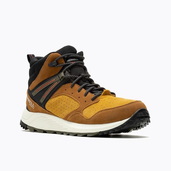 Merrell Men's Wildwood Mid Leather Waterproof Hiking Boot - Image 4