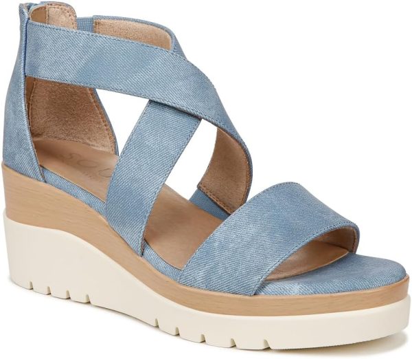 Naturalizer Soul Women's Goodtimes Crisscross Strappy Wedge Sandal - Image 2