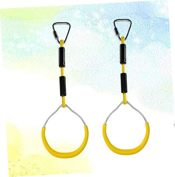 Fitness Ring Soft Swing Pull up Rings Childrens Gymnastics Rings Outdoor - Image 7