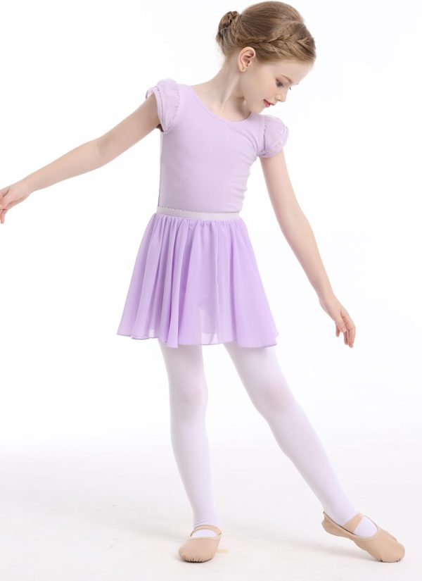 MdnMd Dance Ballet Leotard for Toddler Girls Dance Dress Tutu Swallowtail - Image 8