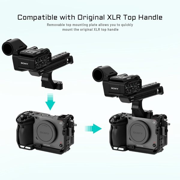 Tilta Camera Cage Pro Kit Compatible with Sony FX3/FX30 V2 | Includes Cage, - Image 5