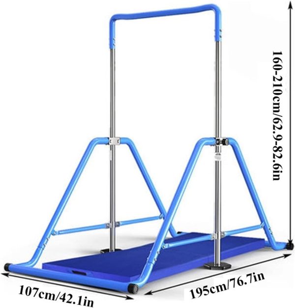 HYO&ZOY Gymnastic Bar Horizontal Bar Expandable Gymnastic Bar Folding for - Image 7