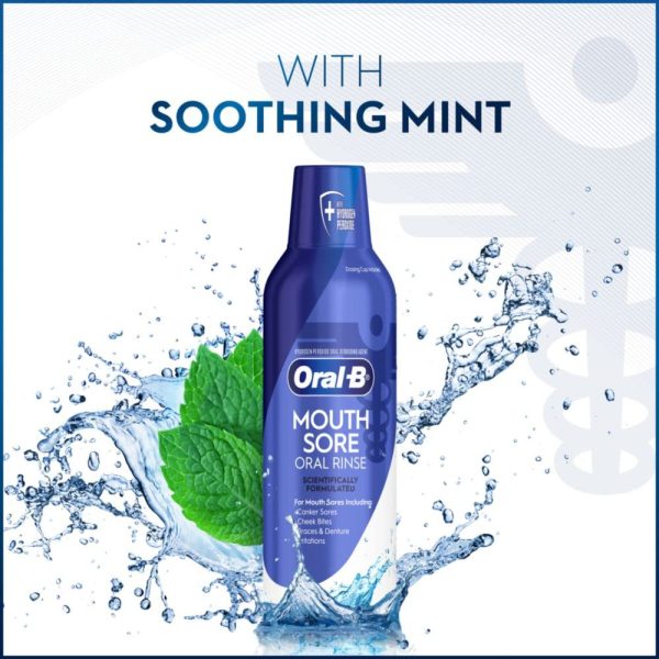 Oral-B Mouth Sore Mouthwash Special Care Oral Rinse, Hydrogen Peroxide - Image 6