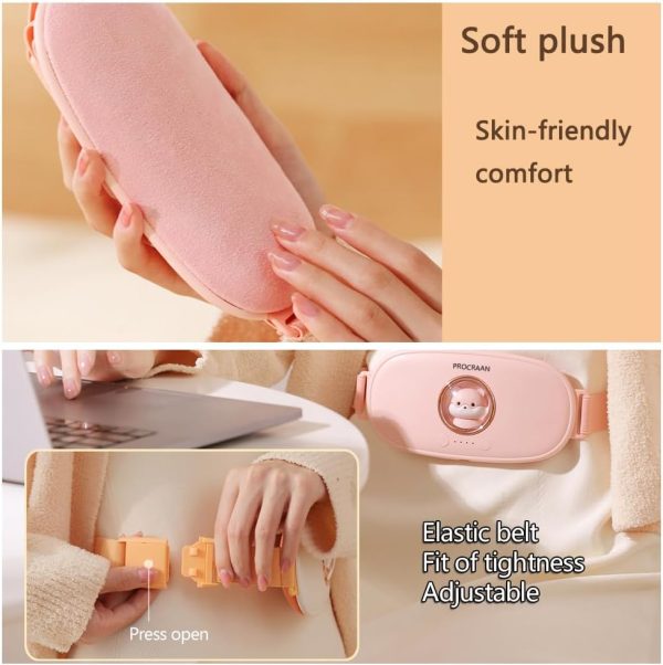 Heating Pad for Period Cramps, Portable Cordless Electric Belt Pain Relief - Image 6