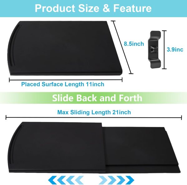 Sliding Tray for Coffee Maker, Kitchen Appliance Moving Caddy, Countertop - Image 4