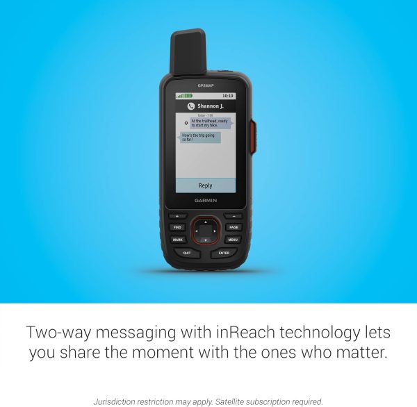 Garmin GPSMAP 67i Rugged GPS Handheld with inReach® Satellite Technology, - Image 4
