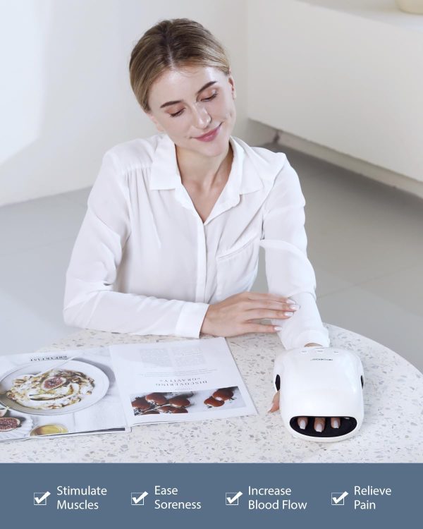 CINCOM Hand Massager - Cordless Hand Massager with Heat and Compression for - Image 6