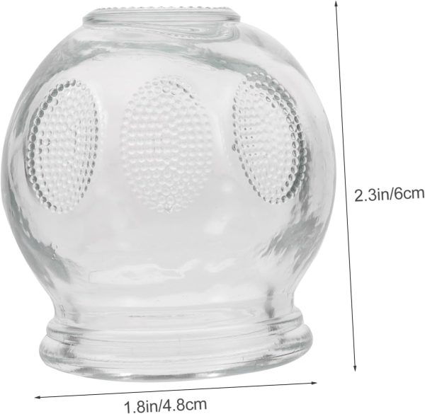 NUOBESTY 6 Pcs Glass Cupping Therapy Set Cupping Device for Massage and - Image 2