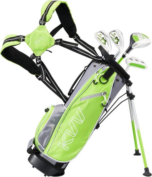 KVV Junior Complete Golf Club Set for Kids/Children Right Hand, Includes - Image 6