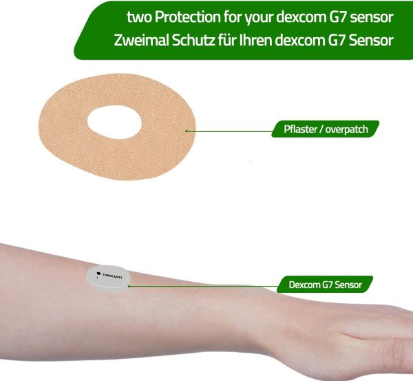 Adhesive Patches Pre-Cut for G7 Patch -(20-Pack)–Waterproof & Breathable G7 - Image 2