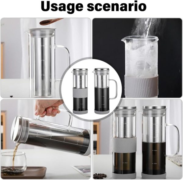 Effective Cold Brew Coffee Machine Artistic Cold Brew Coffee Jug with - Image 3