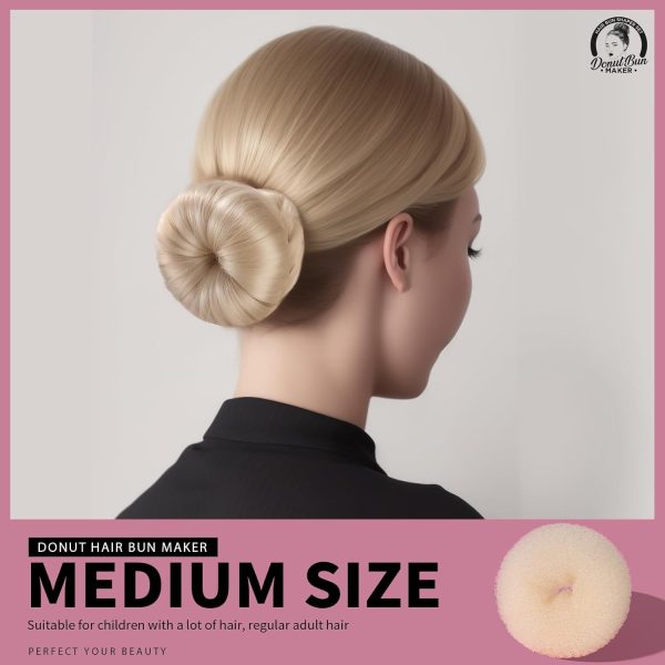 Teenitor Hair Bun Shaper Set with Extra-large, Large, Medium, Small - Image 4