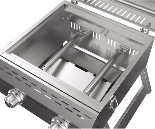 Megamaster Premium Outdoor Cooking 2-Burner Grill, While Camping, Outdoor - Image 12