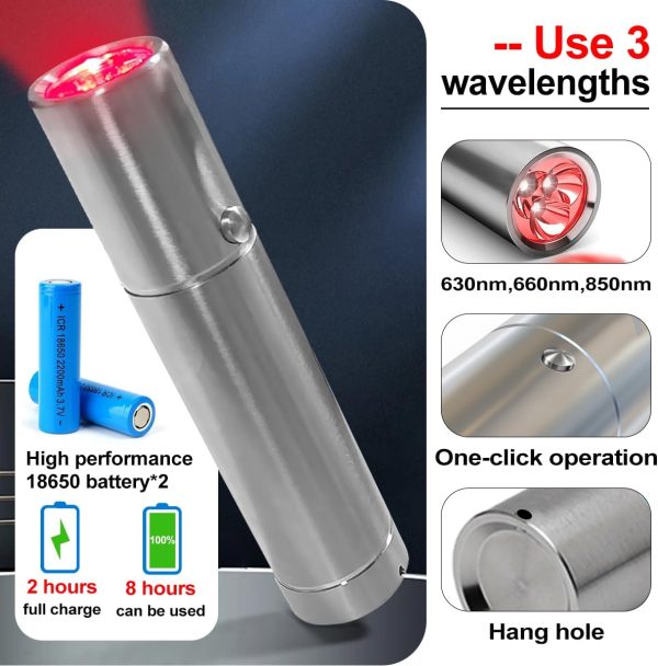 Red Light Therapy for Body of Face,Joints & Muscles Pain Relief,Portable - Image 3