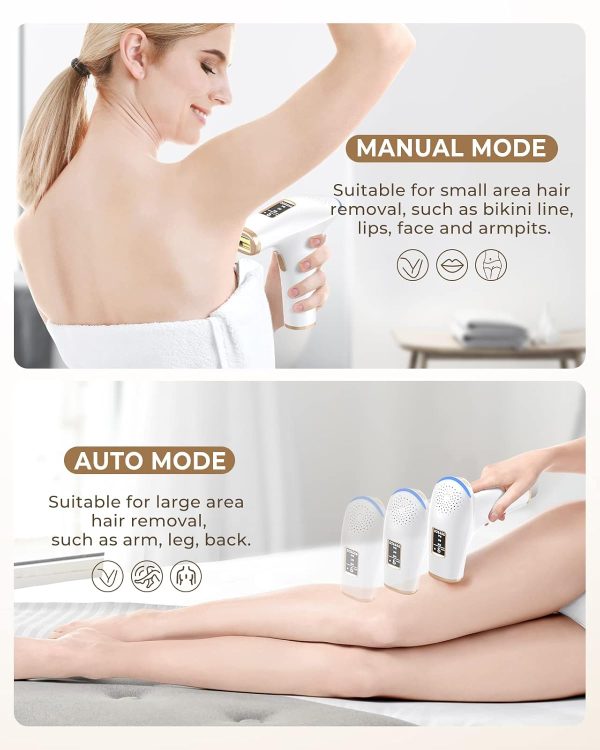 LYSMOSKI Laser Hair Removal Device for Women and Men at Home IPL Hair - Image 4