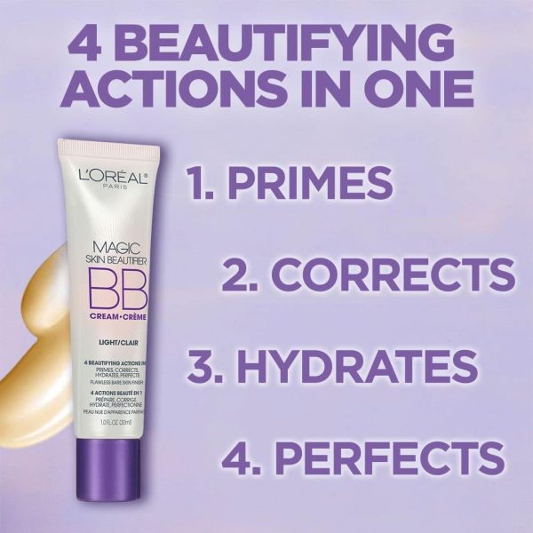 L'Oréal Paris Makeup Magic Skin Beautifier BB Cream Tinted Moisturizer, - Image 2