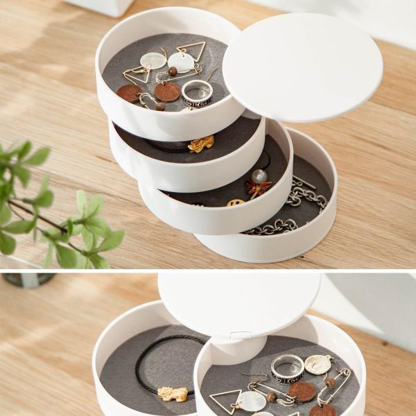Jewelry Box Organizer, Small Jewelry Organizer Necklace Earring holder - Image 3