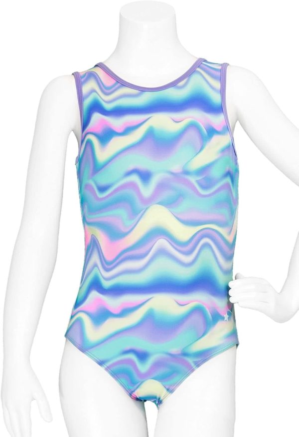 Destira Gymnastics Leotards for Girls, Cotton Candy, Super Soft Leotards - Image 2
