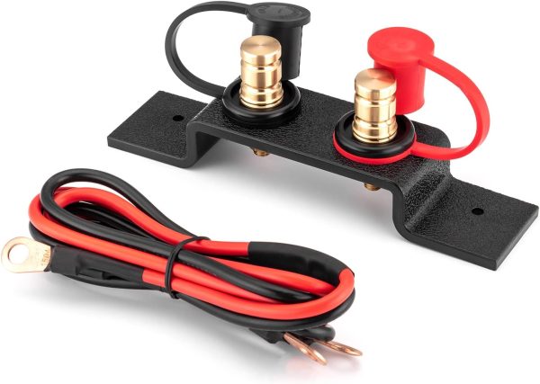 Wsays UTV Battery Jump Post Terminals Relocation Kit Quick Charging Battery - Image 9