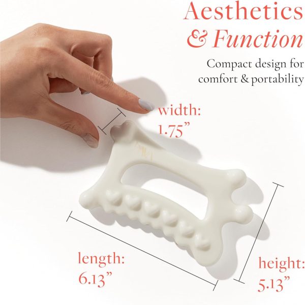 Gua Sha Jelloskin Lymphatic Drainage GuaSha Massage Tool - Ceramic gua sha - Image 4