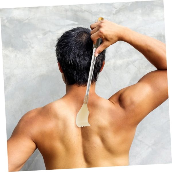 4 Pcs Imitation Cow Horn Tickle Back Scraper Handheld Back Scratcher - Image 8