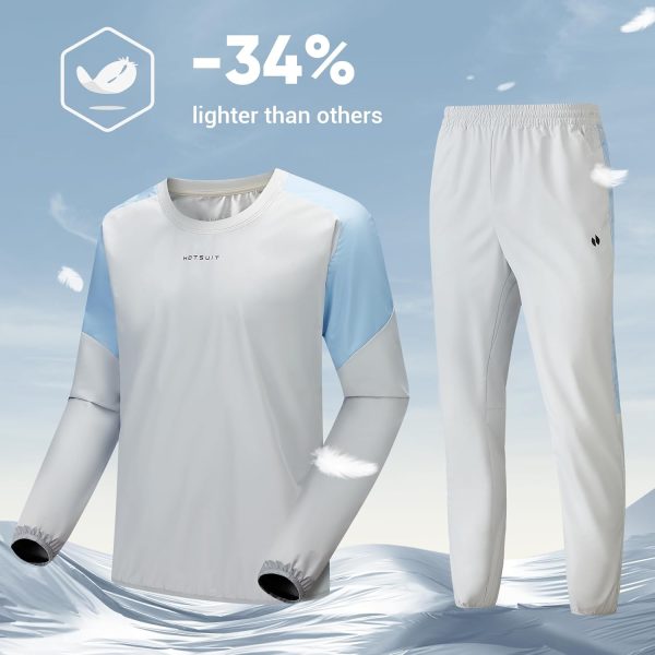HOTSUIT Sauna Suit Men Anti Rip Sweat Suits Gym Boxing Workout Jackets - Image 6