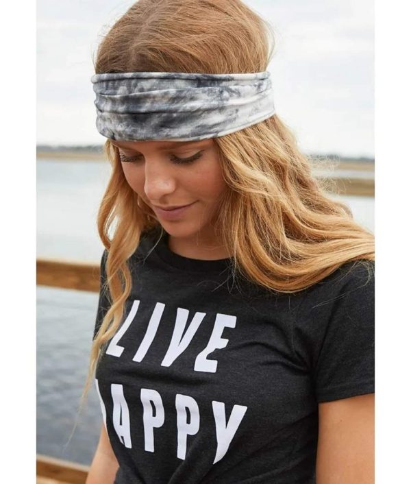 Huachi Women's Headbands for Yoga, Workout, Exercise - 6Pcs Elastic Hair - Image 3