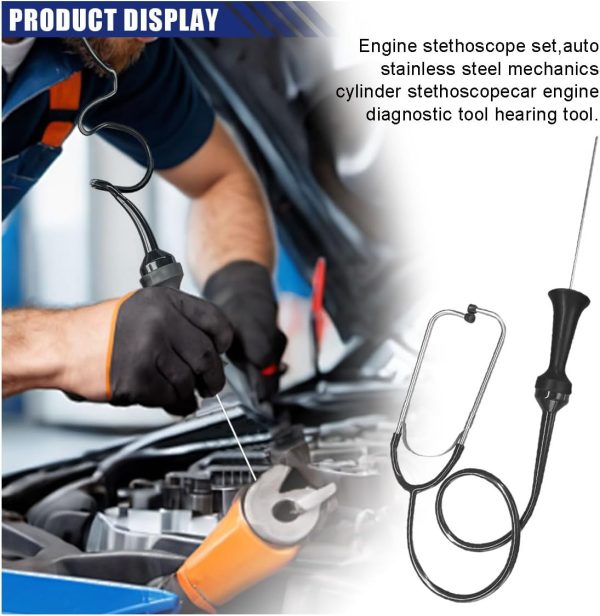 Mechanic Stethoscope, Automotive Engine Diagnostic Tool, Car Engine - Image 6